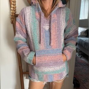 Vintage Stripe Pullover Hoodie